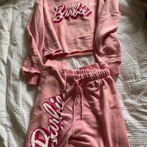 Barbie Crop Sweater & Sweatpants